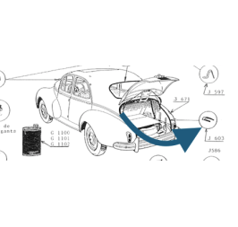 Kit de junta de maletero Peugeot 203 berlina para pegar | Tido