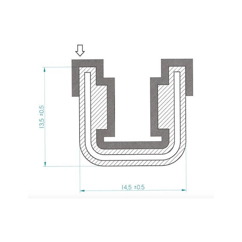 Kit de coulisse de glace armée pour Peugeot 204 304 berline