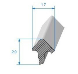 Kit de joint des 4 portes pour Peugeot 504 berline avec colle