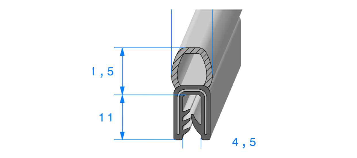 Joints de coffre armés